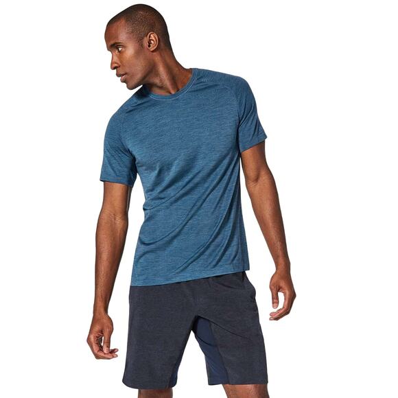 Lululemon Metal Vent Tech Short Sleeve Poseidon / Hawk Blue Size XL - Picture 1 of 10